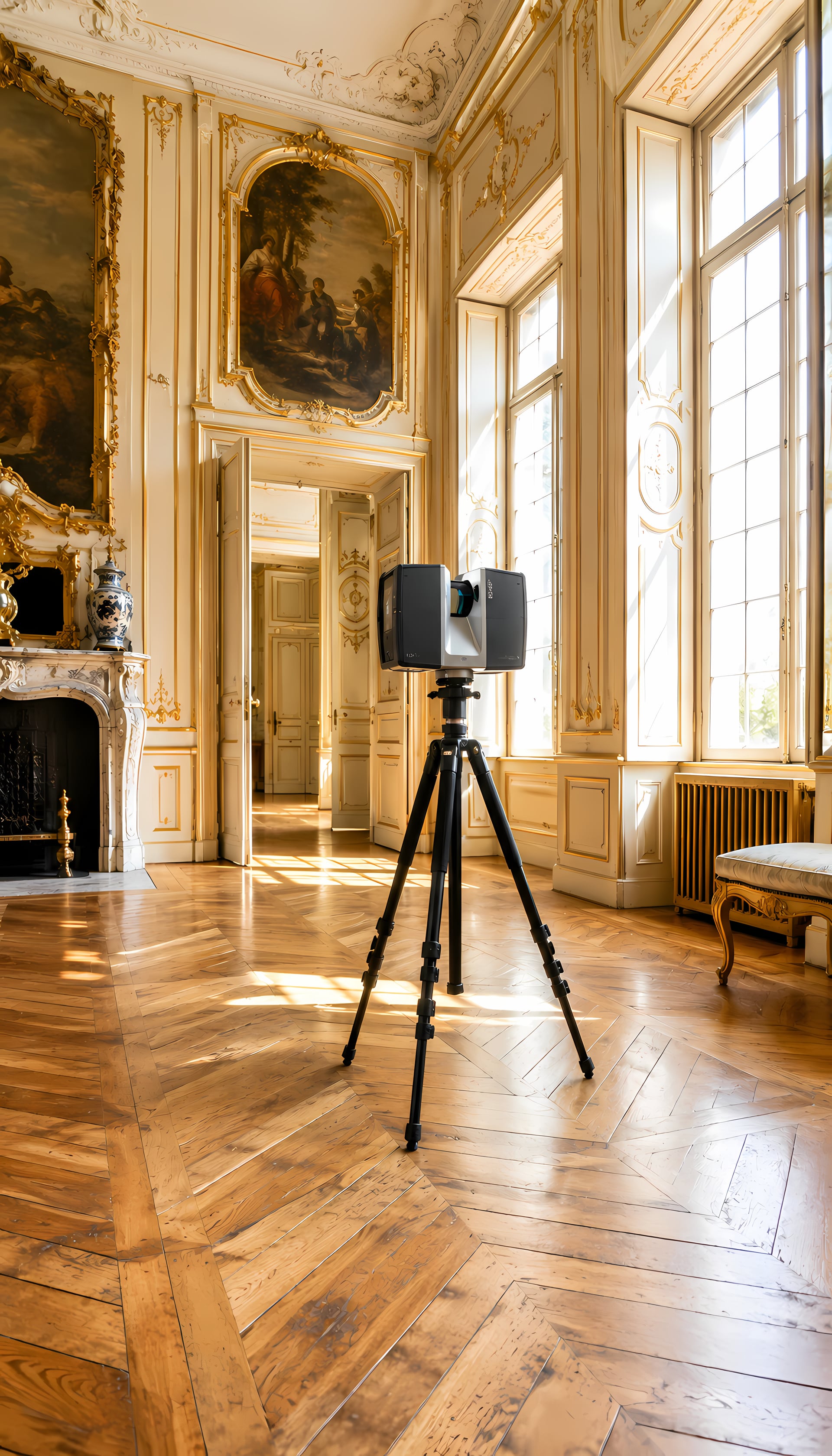 Survey & drone – château classé en relevé